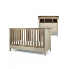 Harwell Set + Free Airflow Fibre Deluxe Mattress - Cashmere