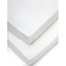 Travel Fitted Sheets (95x65cm) - White