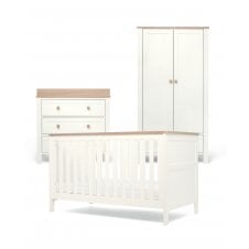 Wedmore Range + Free Airflow Fibre Deluxe Mattress - White/Natural