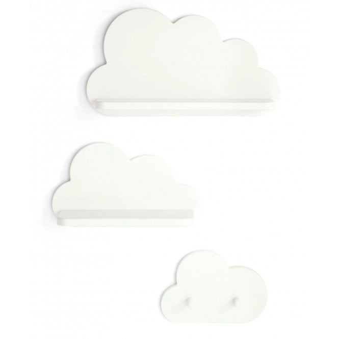 Mamas & Papas White Cloud Shelves