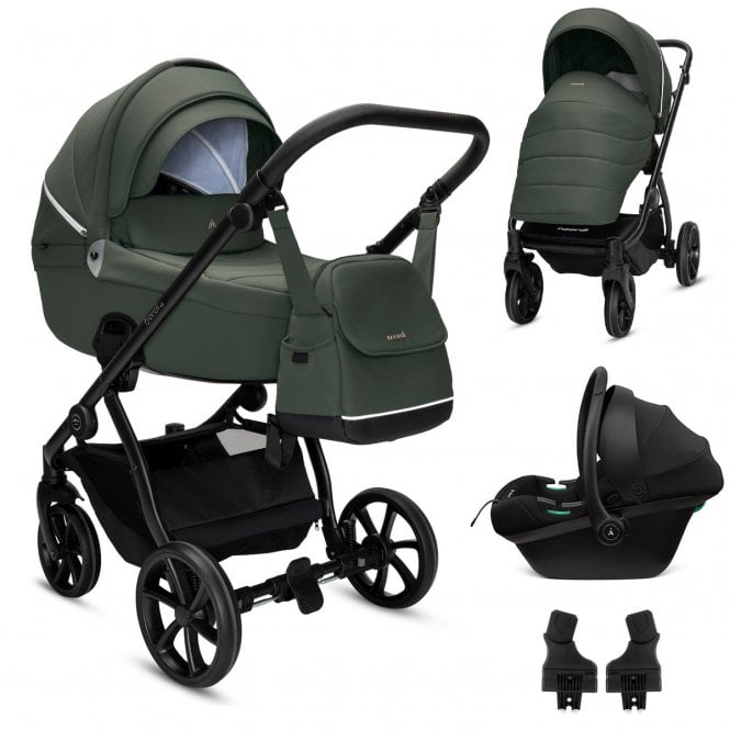 Noordi Fjordi V2 3in1 with Terra Car Seat + FREE CARRYCOT STAND 