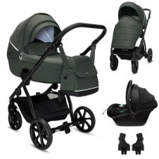 Fjordi V2 3in1 with Terra Car Seat + FREE CARRYCOT STAND 