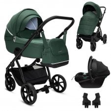 Fjordi V2 3in1 with Terra Car Seat + FREE CARRYCOT STAND 