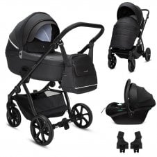 Fjordi V2 3in1 with Terra Car Seat + FREE CARRYCOT STAND 
