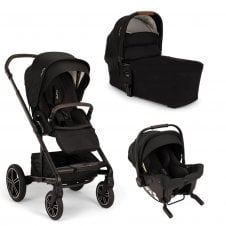 Nuna Mixx Pipa Urbn Bundle (Tan Carrycot Handle) - Caviar