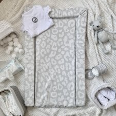 Changing Mat - Leopard Print Grey