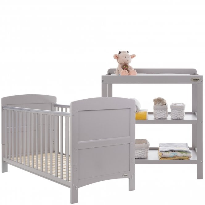 Obaby Grace 2 Piece Room Set - Warm Grey