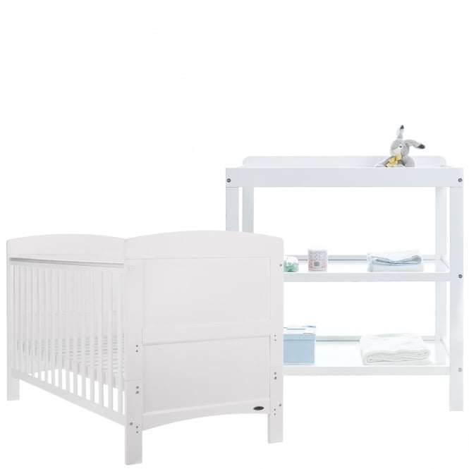 Obaby Grace 2 Piece Room Set - White
