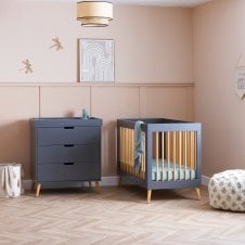 Maya Mini 2 Piece Room Set - Slate With Natural