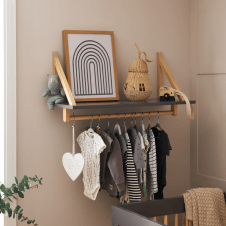 Maya Shelf - Slate With Natural