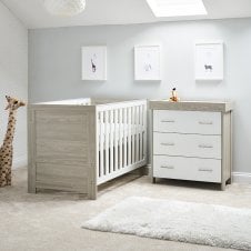 Nika 2 Piece Room Set - Grey Wash/White 