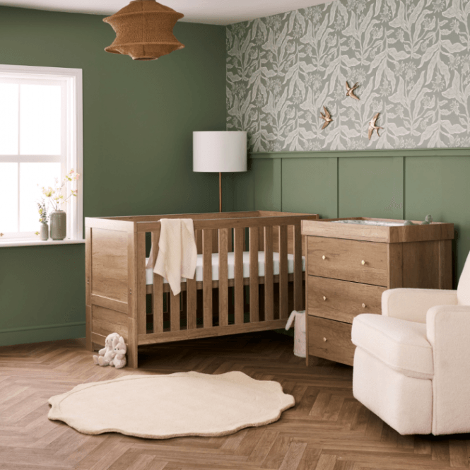 Obaby Nika 2 Piece Room Set - Oak