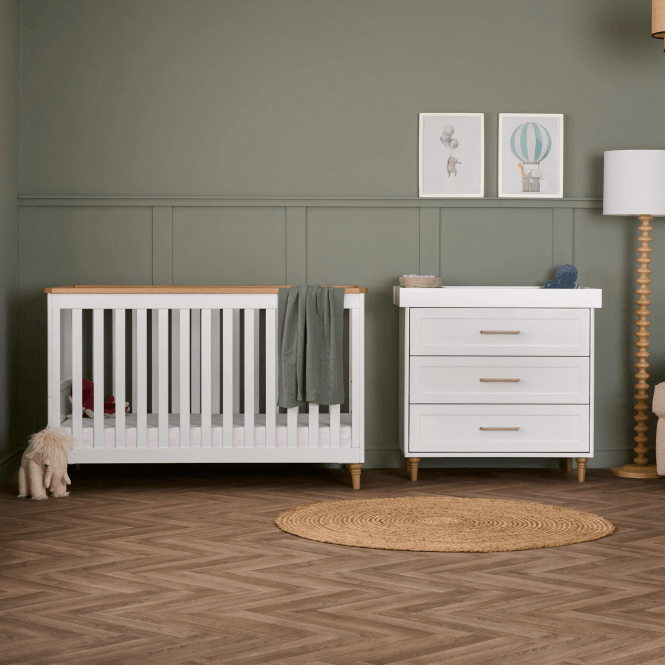 Obaby Orla 2 Piece Room Set - White/Natural