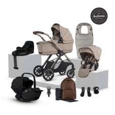 Reef 2 Special Edition Ultimate 360 Car Seat Bundle + FREE LUNAR BEDSIDE CRIB