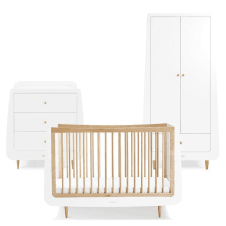 SnuzKot Skandi 3 Piece Nursery Furniture Set Core Collection 