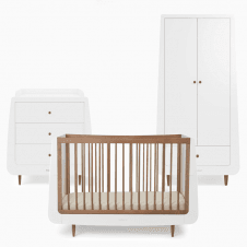 SnuzKot Skandi 3 Piece Nursery Furniture Set The Natural Edit 