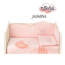 3 Piece Cot Bumper Set - Jasmina Collection 