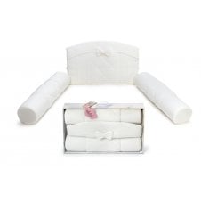 Cot Bumper - Henry Ivory 