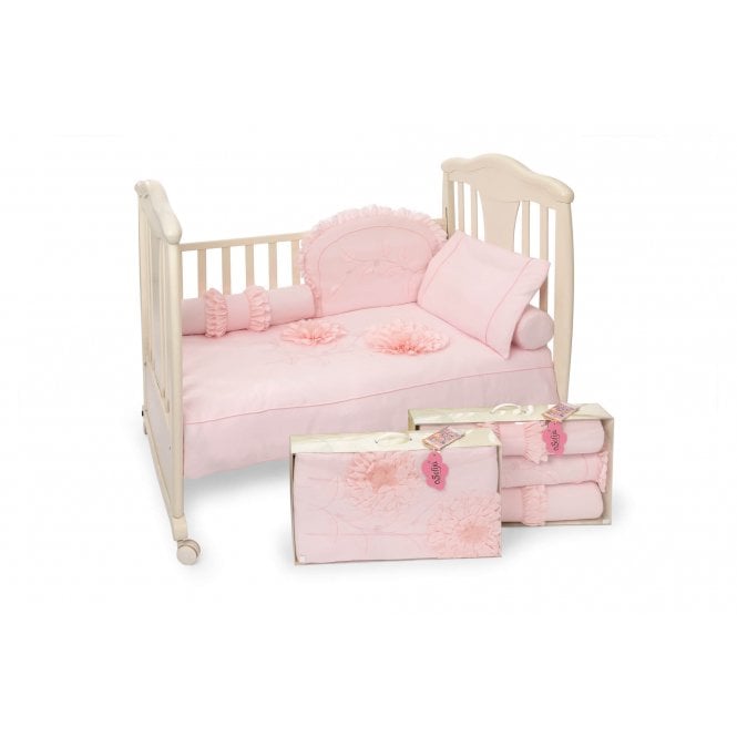Sofija Elizabeth Pink 5pc Bedding Set 