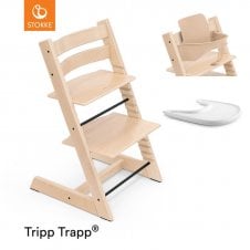 Tripp Trapp + Tray & Free Baby Set 