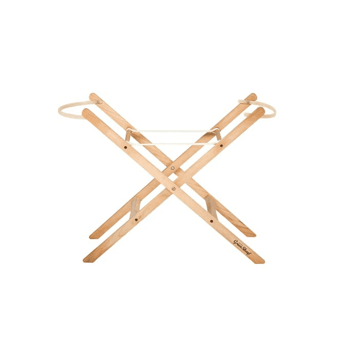 The Little Green Sheep Moses Basket Foldable Stand - Natural