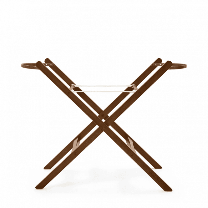 The Little Green Sheep Moses Basket Foldable Stand - Walnut