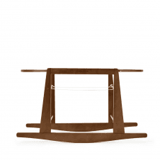 Moses Basket Rocking Stand - Walnut 