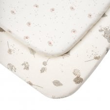 Cocoon Bedside Crib Fitted Sheets 2pk 