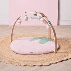 Luxury Wood & Muslin Playgym