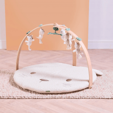 Luxury Wood & Muslin Playgym