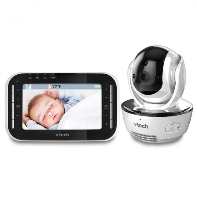 Soundpan Safe & Sound Pan & Tilt Video Monitor VM343 - Bath Time from pramcentre UK